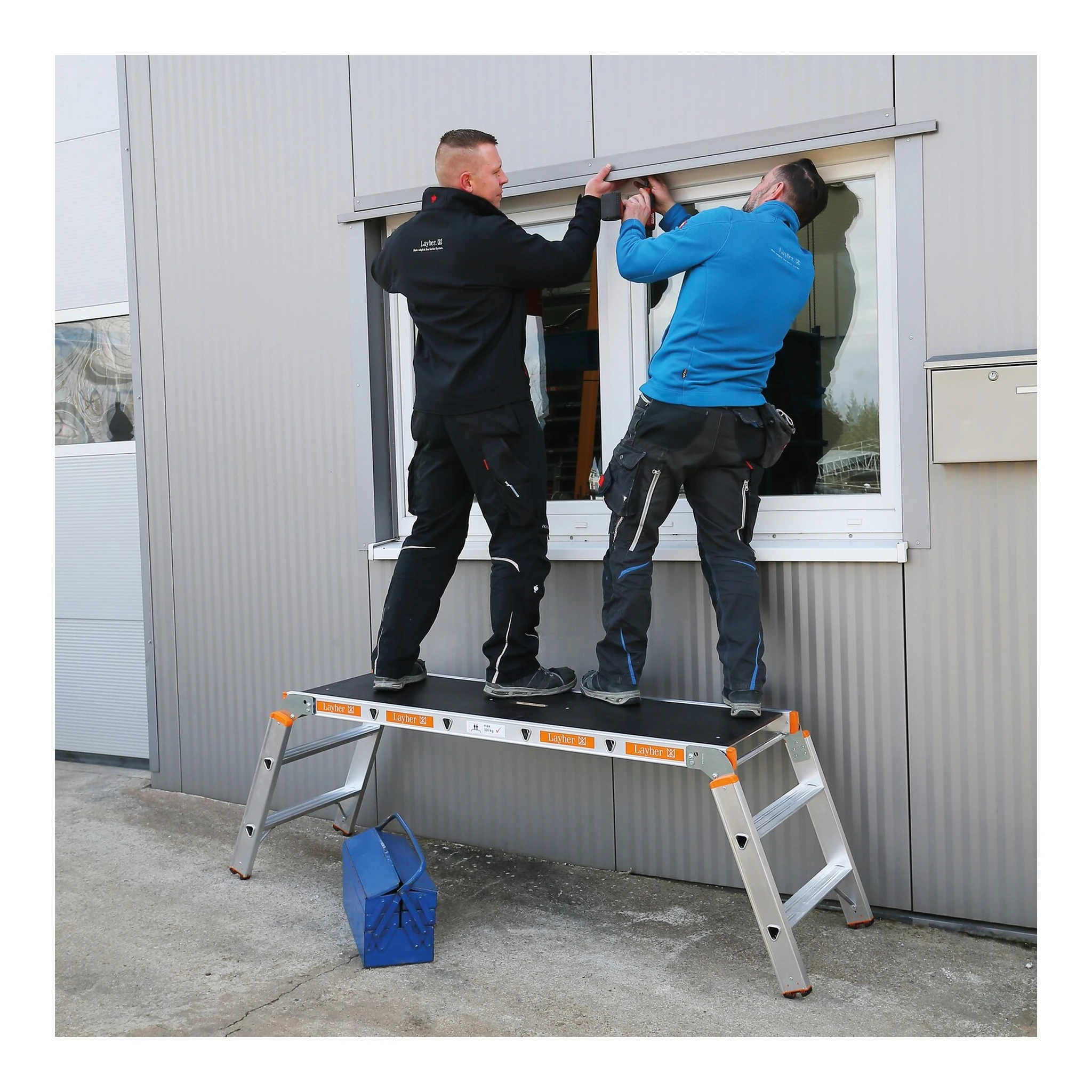 LAYHER | Arbeitsplattform | 2 x 2 Stufen – Bild 4
