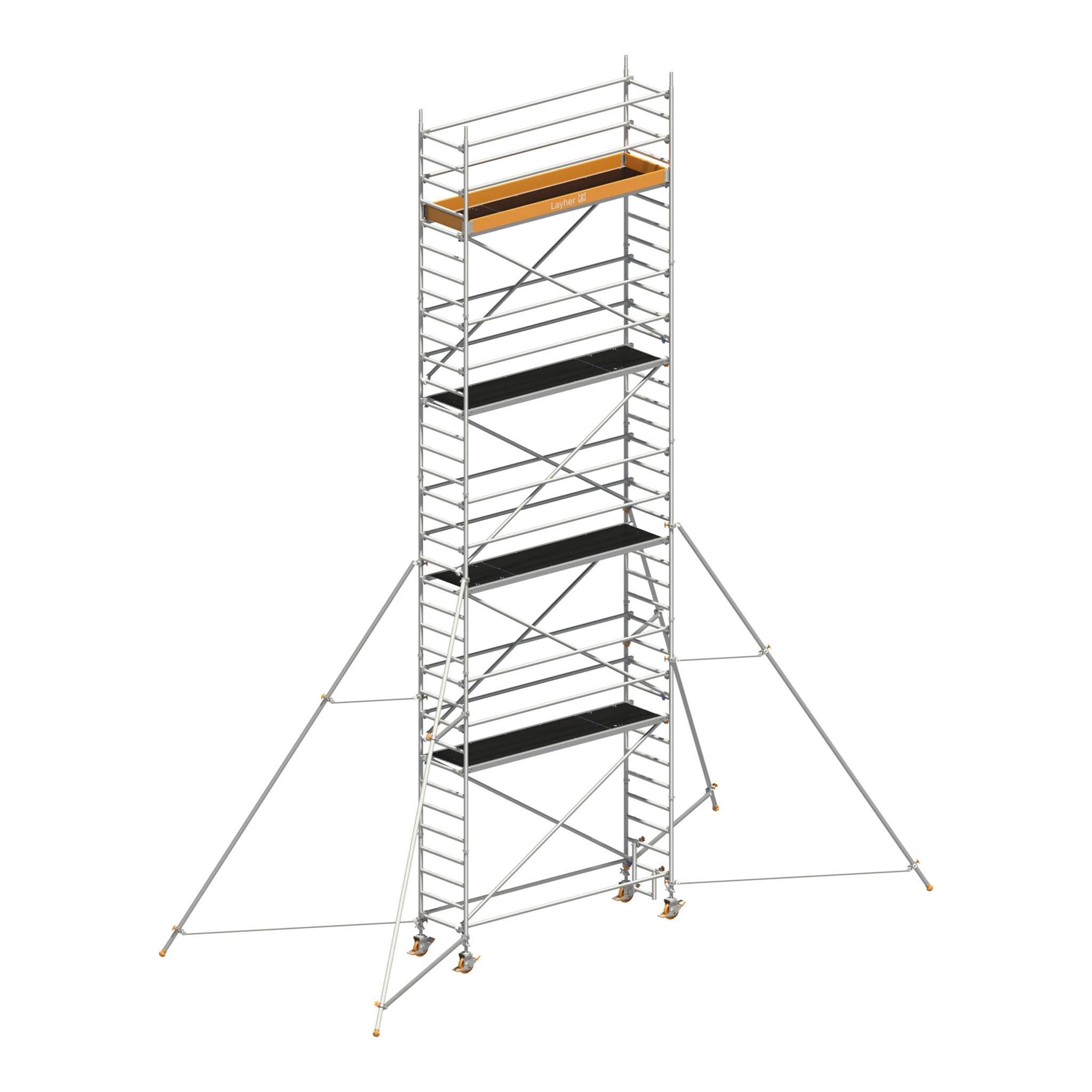 LAYHER | Fahrgerüst | Uni Standard P2 mit Gerüststützen - 5 m