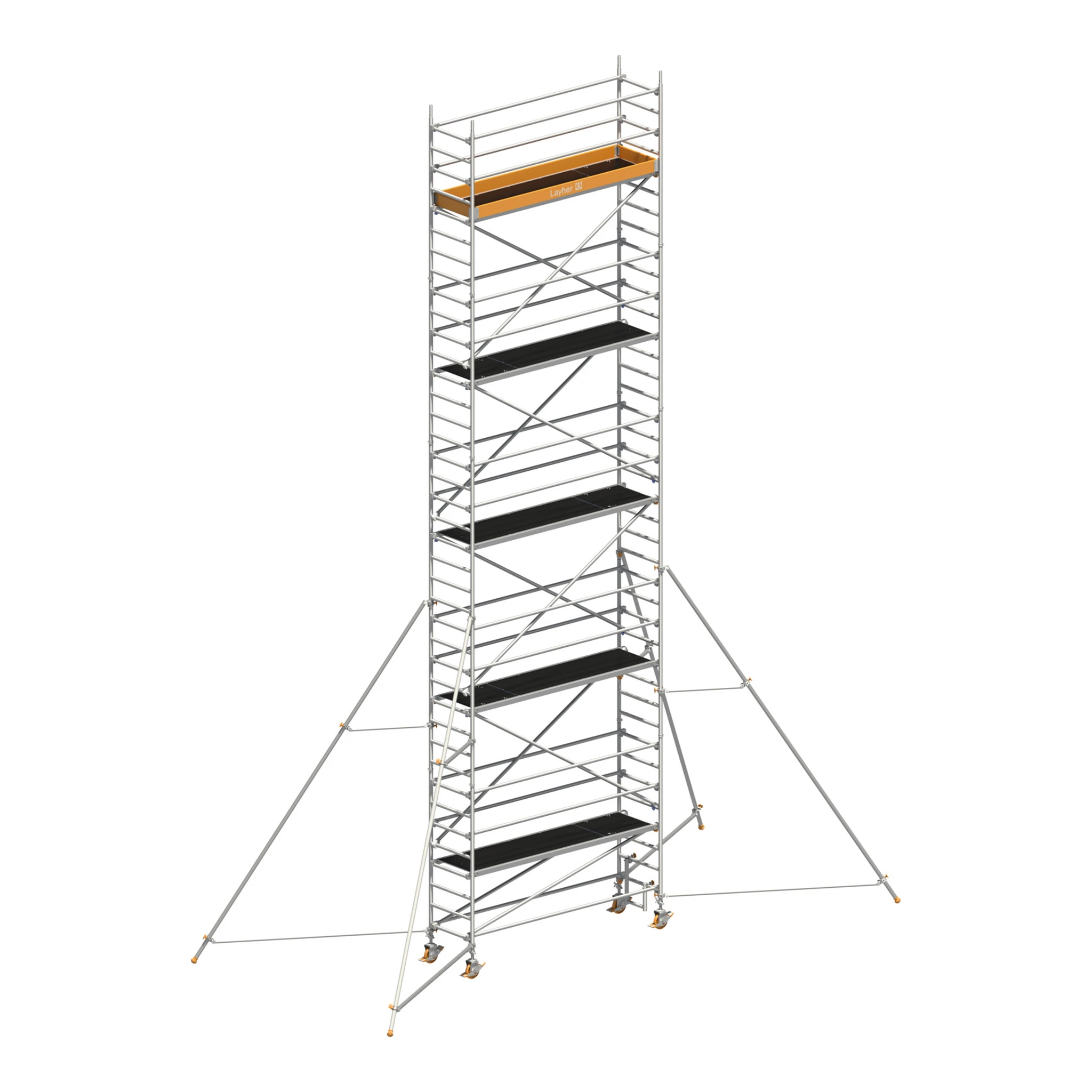 LAYHER | Fahrgerüst | Uni Standard P2 mit Gerüststützen - 5 m