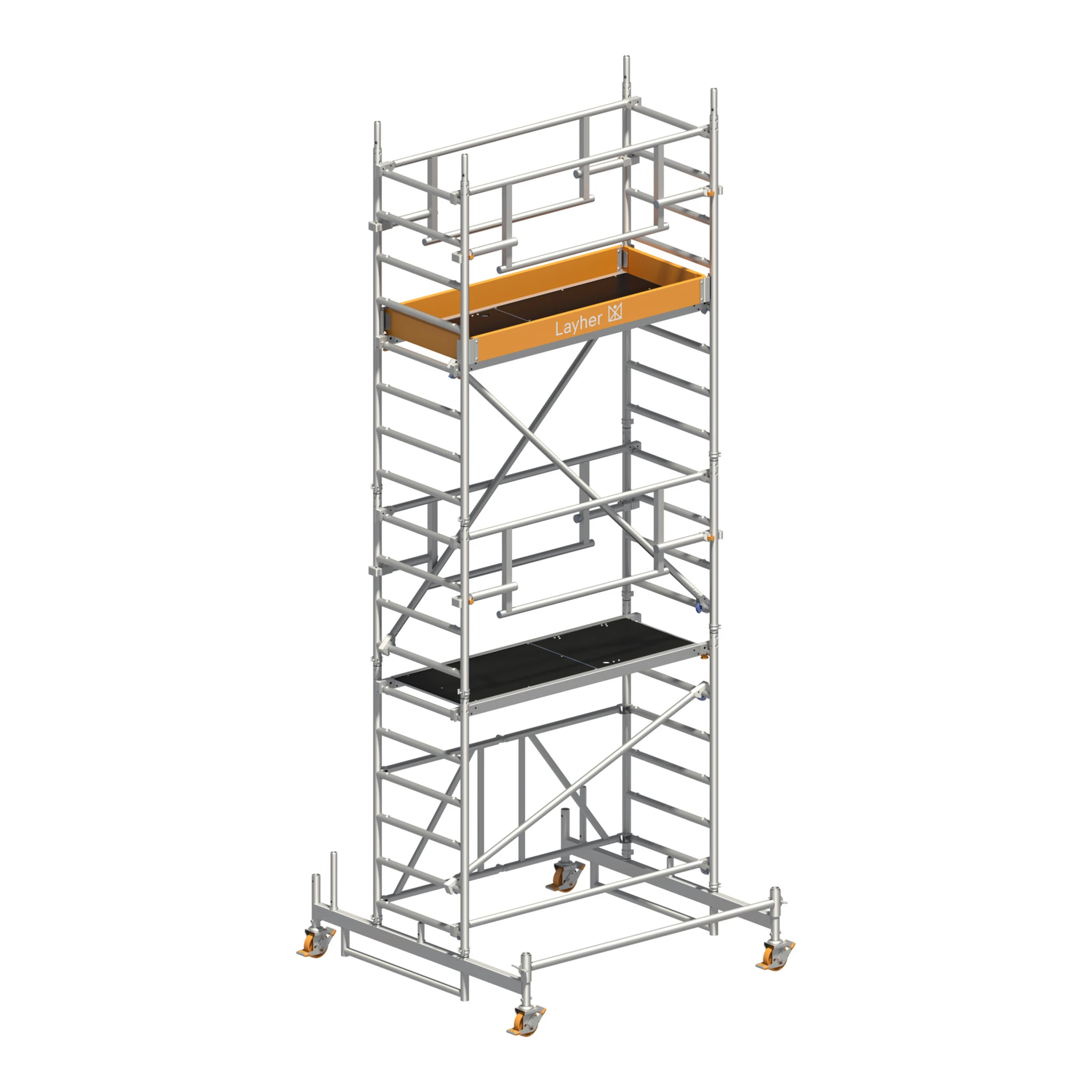 LAYHER | Fahrgerüst | Zifa P2 SAFETY PLUS mit Doppelgeländer