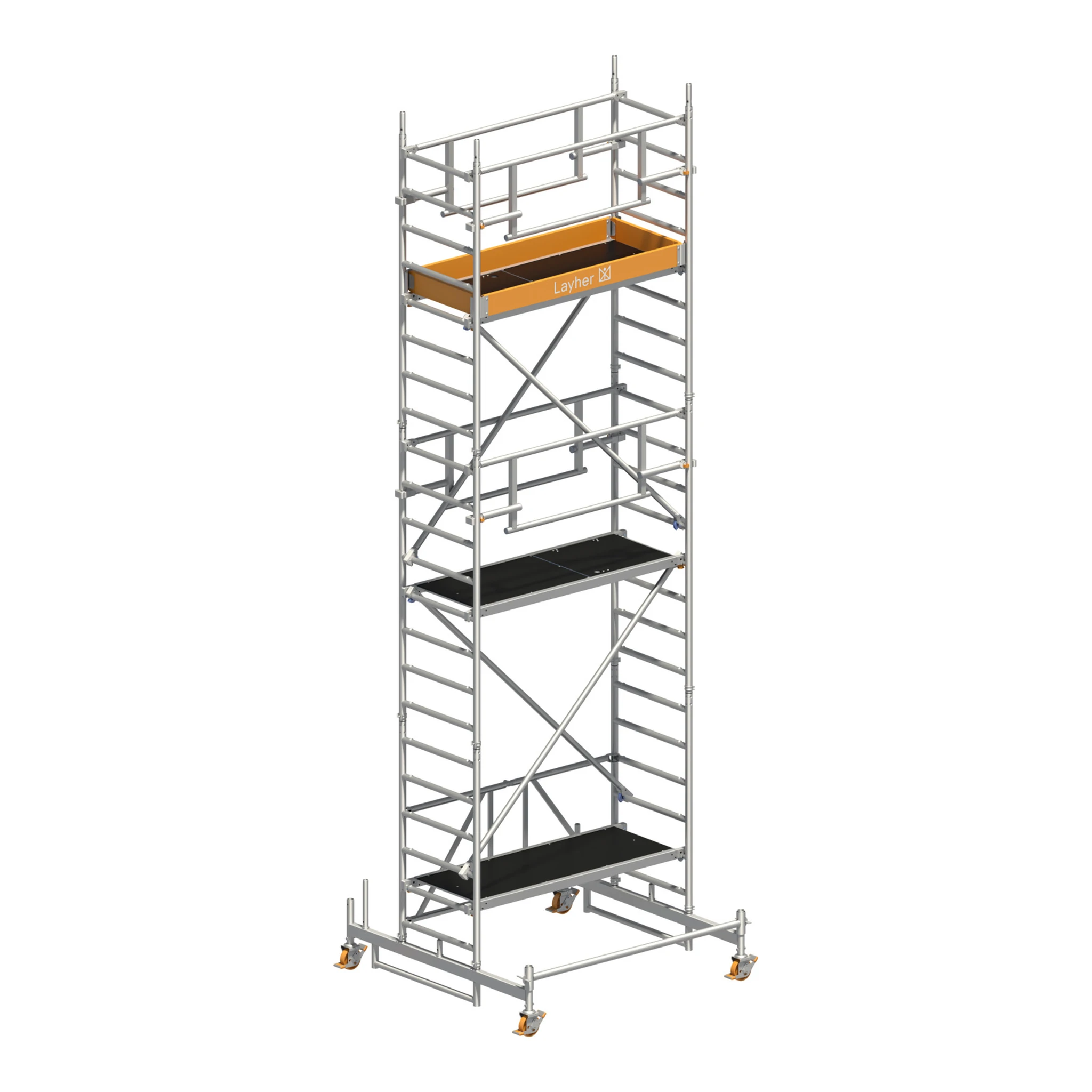LAYHER | Fahrgerüst | Zifa P2 SAFETY PLUS mit Doppelgeländer