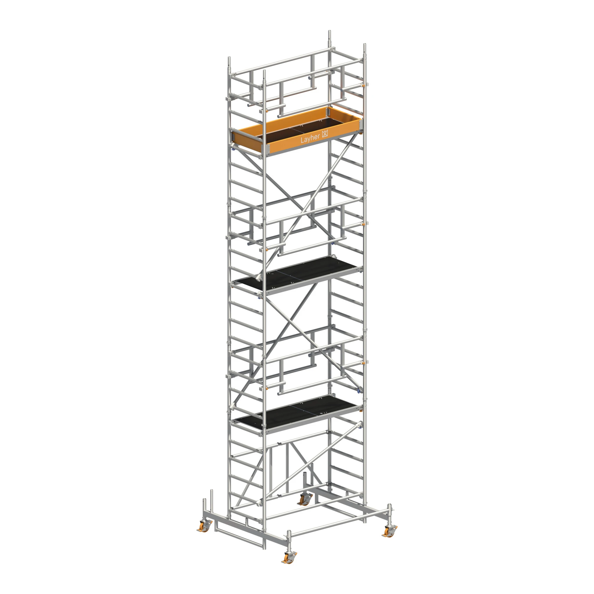 LAYHER | Fahrgerüst | Zifa P2 SAFETY PLUS mit Doppelgeländer