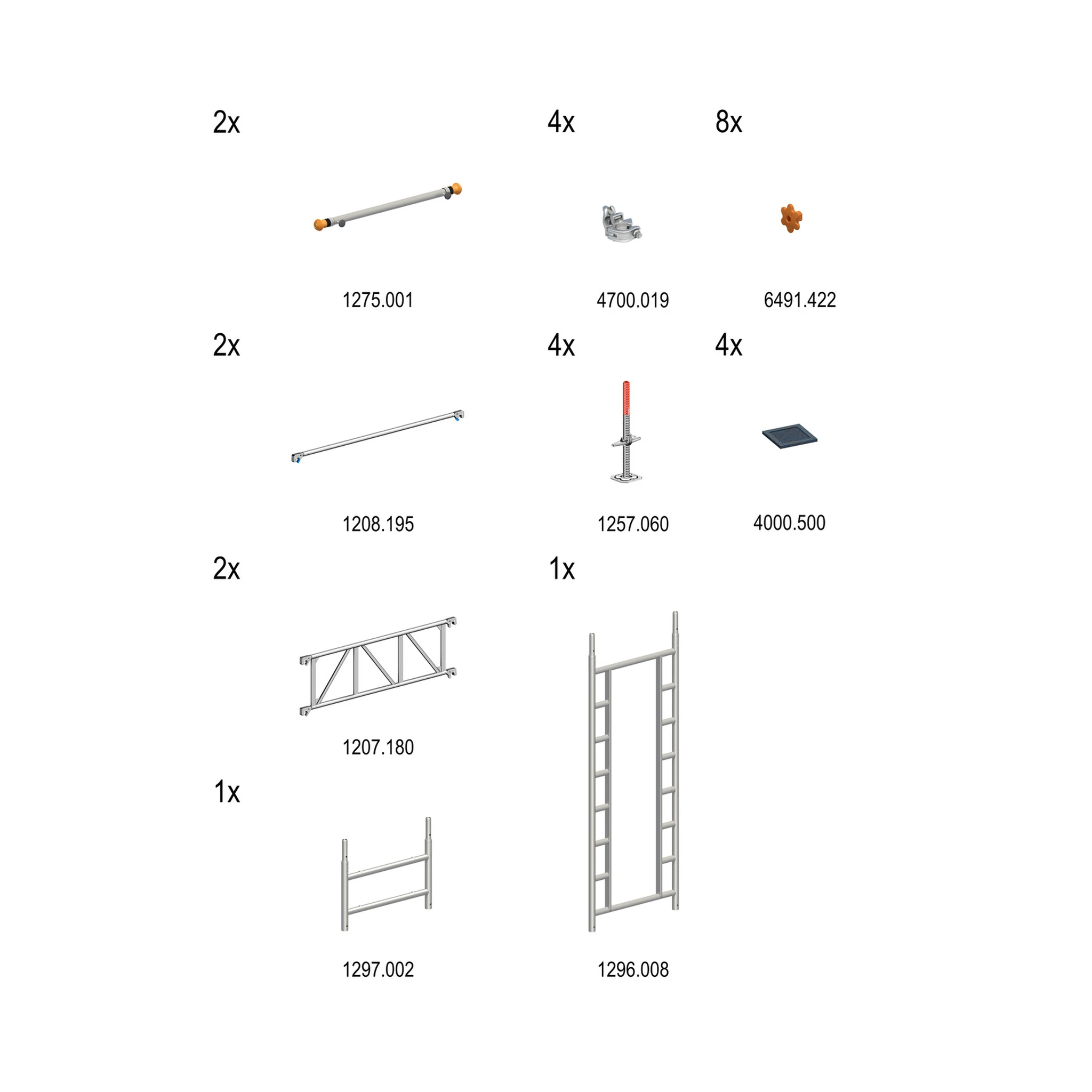 LAYHER | Fahrgerüst | Uni Leicht Treppen-Kit