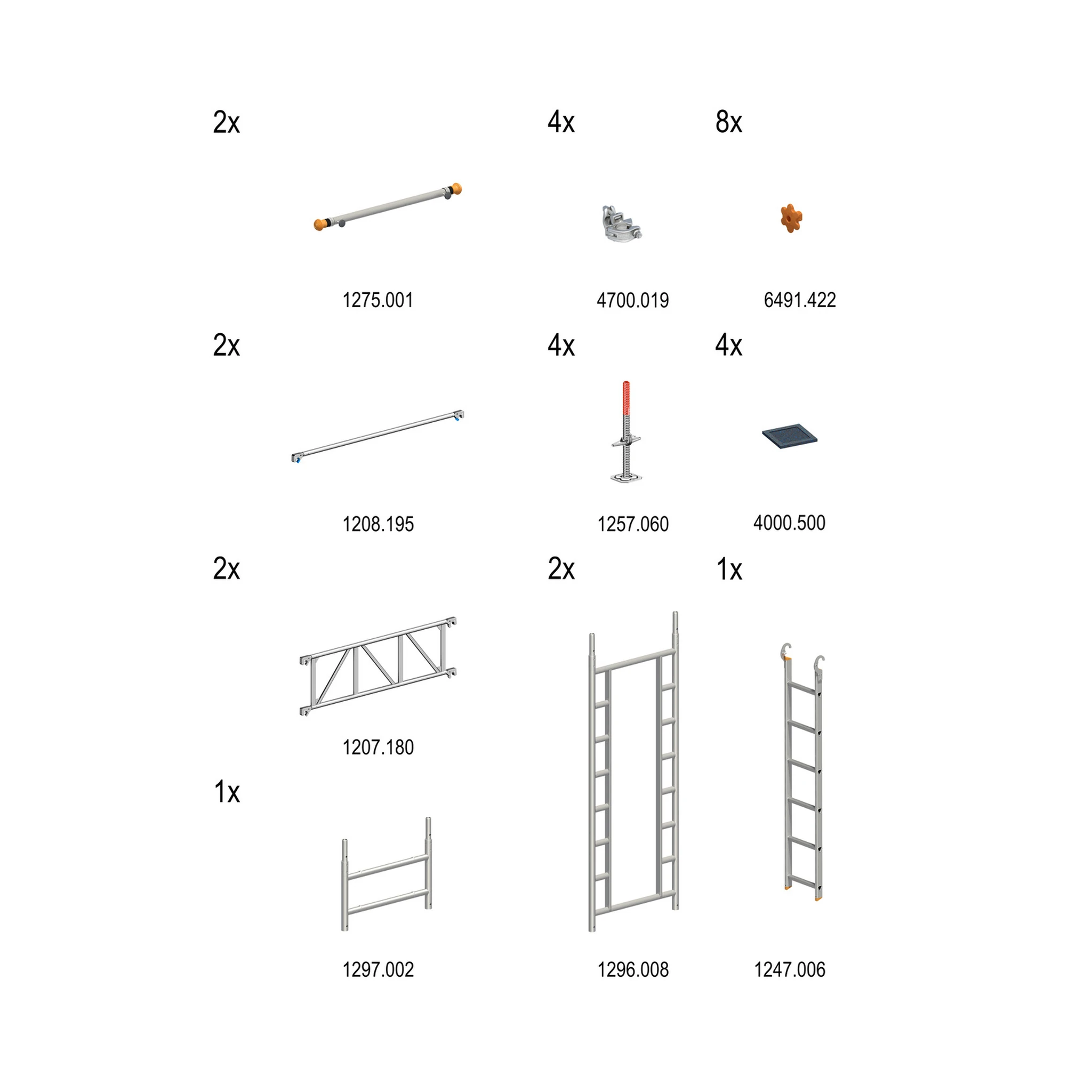 LAYHER | Fahrgerüst | Uni Leicht Treppen-Kit