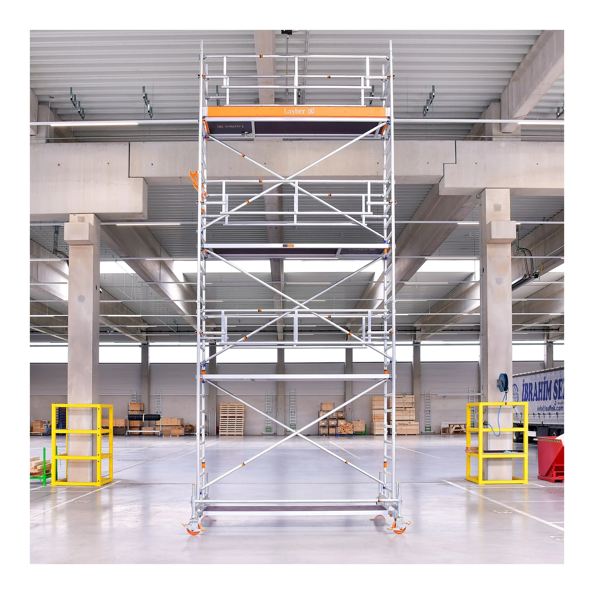 LAYHER | Fahrgerüst | Uni Standard P2 SAFETY PLUS mit Doppelgeländer – Bild 3