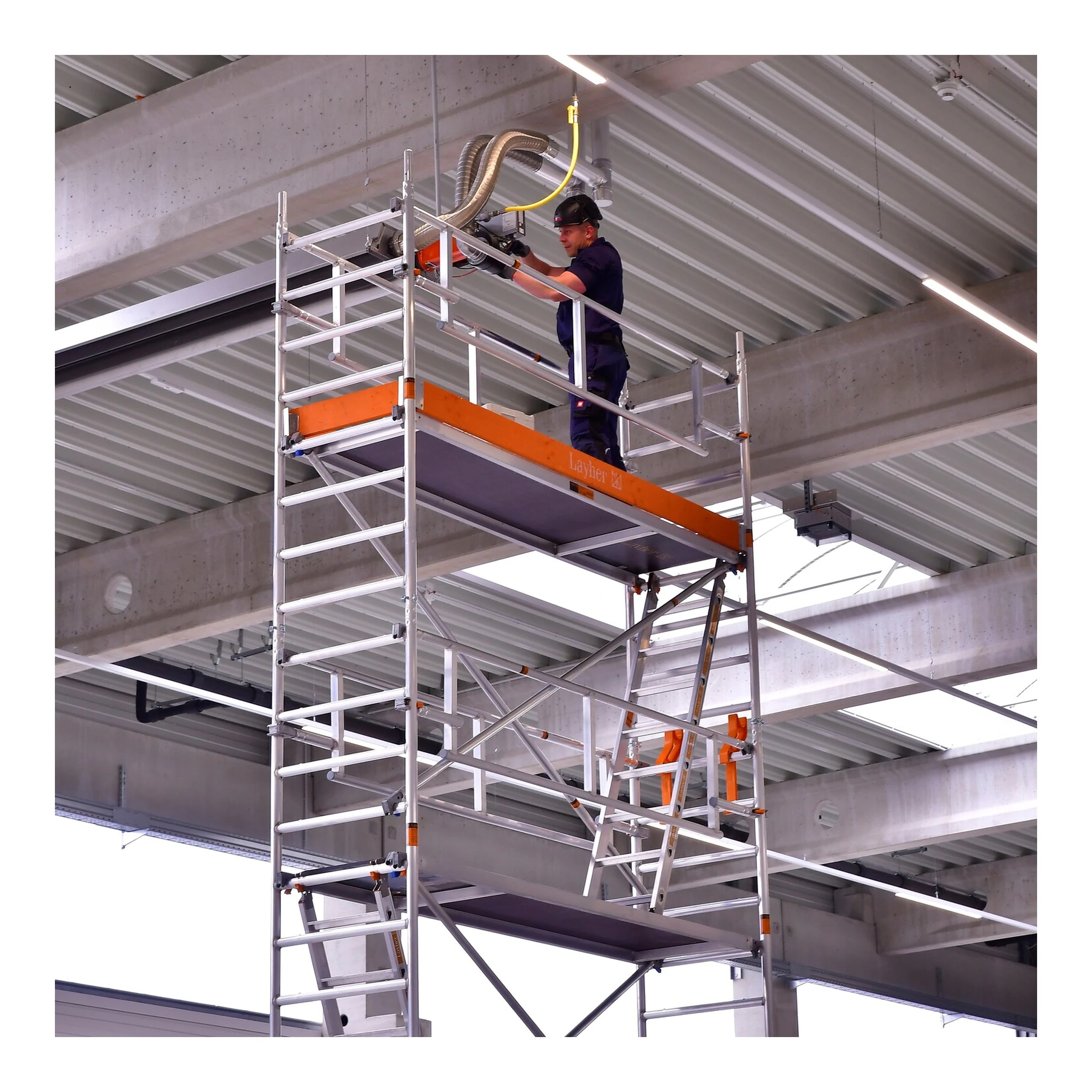 LAYHER | Fahrgerüst | Uni Standard P2 SAFETY PLUS mit Doppelgeländer – Bild 2