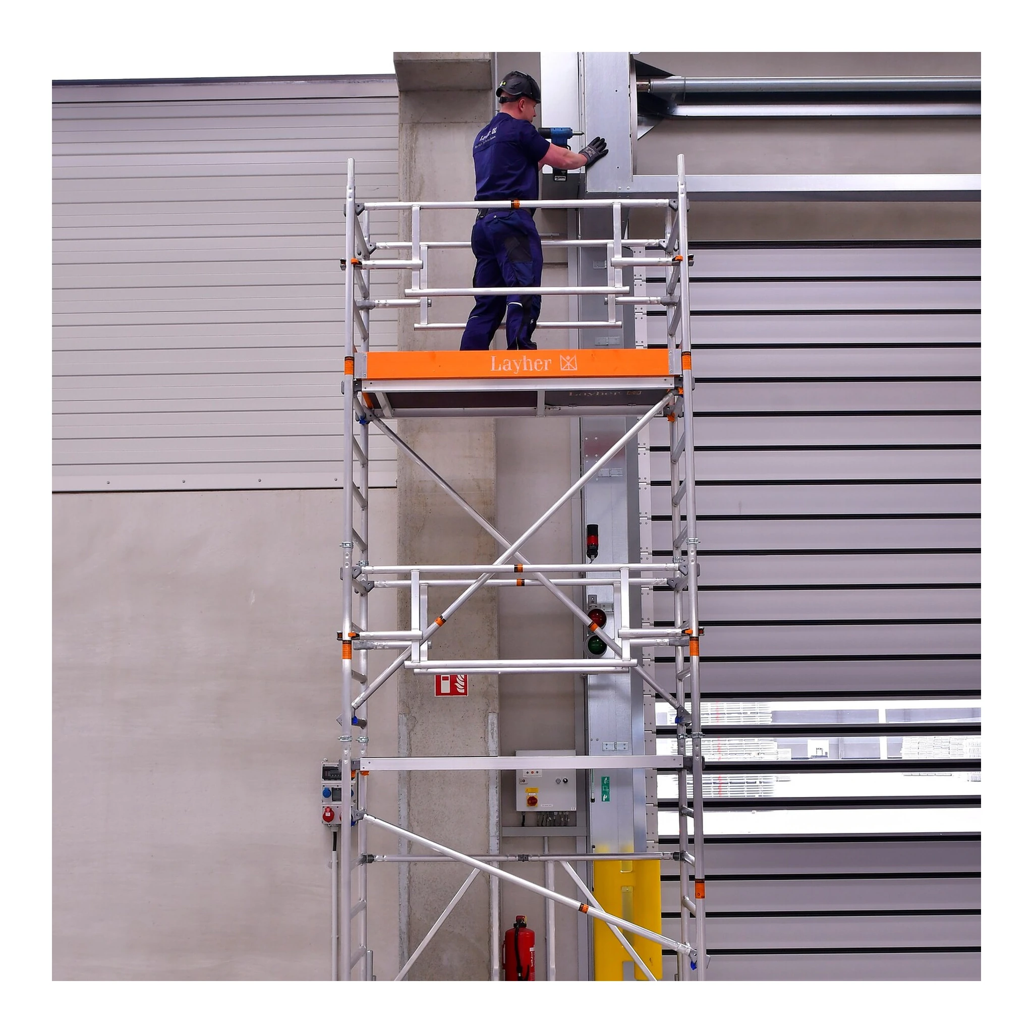 LAYHER | Fahrgerüst | Zifa P2 SAFETY PLUS mit Doppelgeländer – Bild 3
