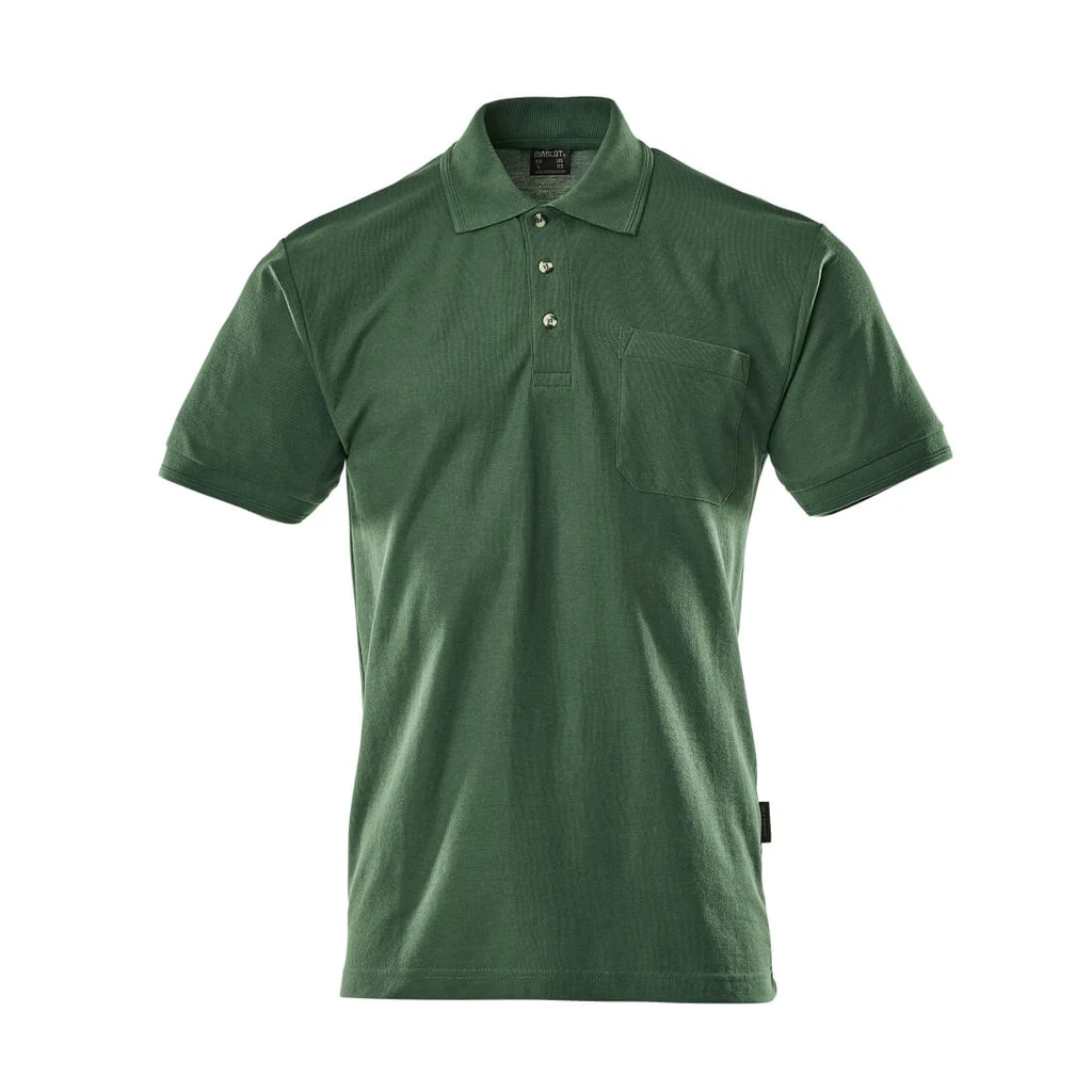 MASCOT® | Polo-Shirt mit Brusttasche CROSSOVER | 4XL | Grün