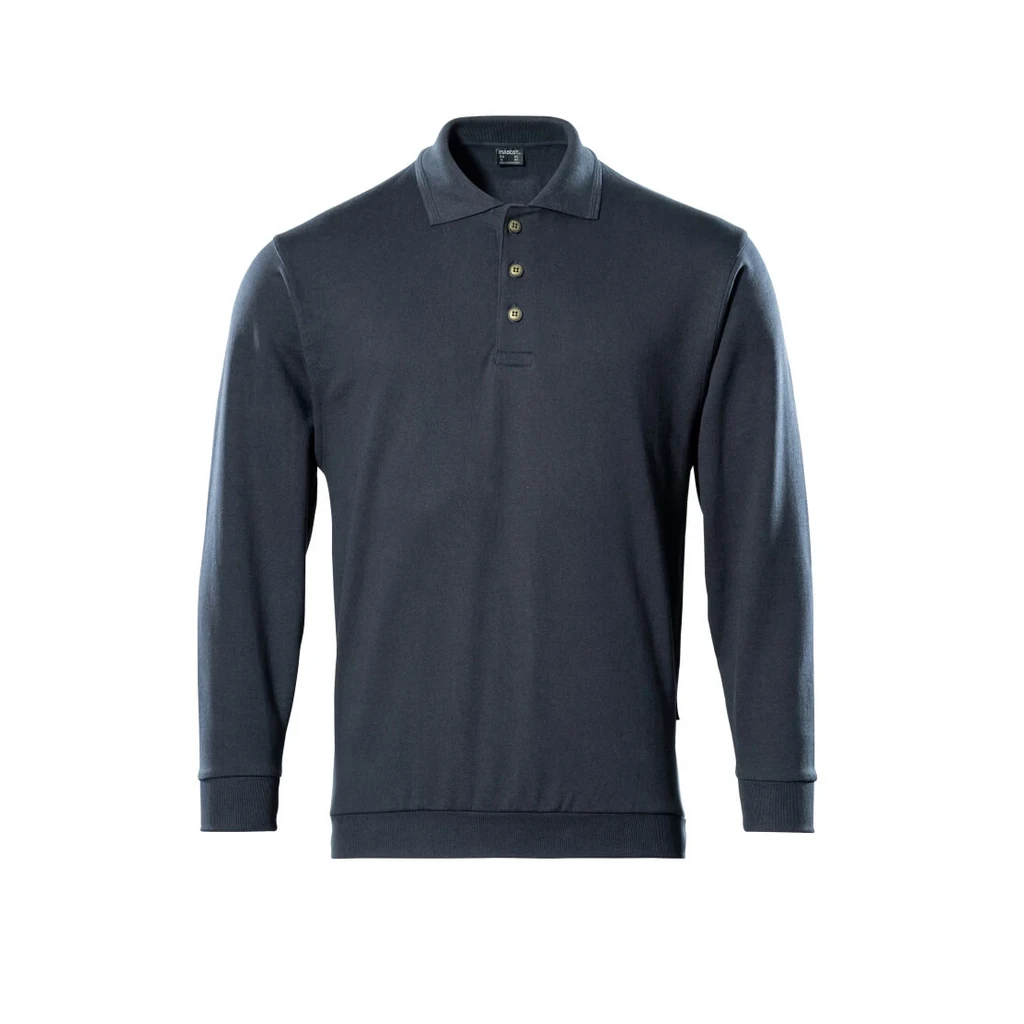 MASCOT® | Polo-Sweatshirt CROSSOVER | L | Schwarzblau