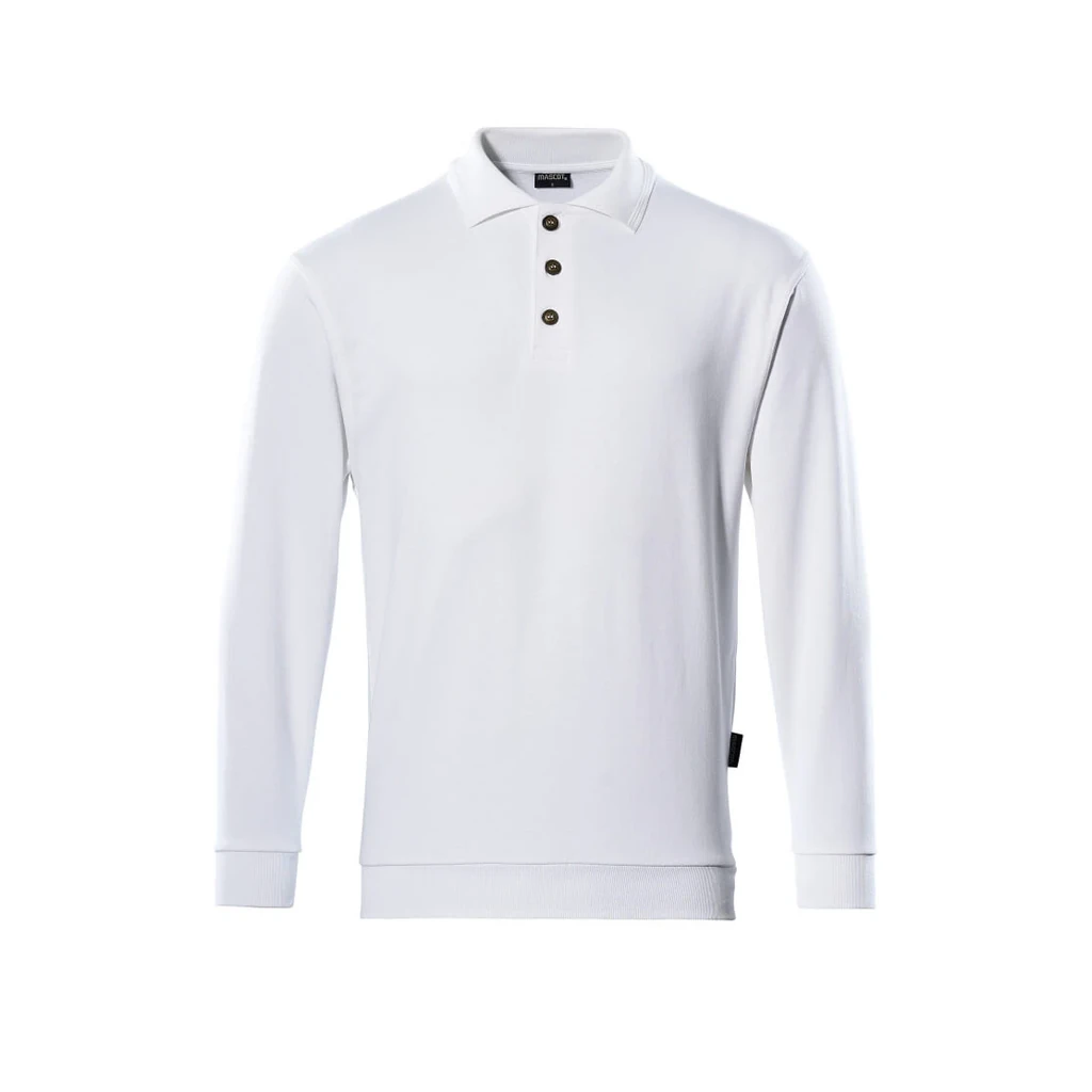 MASCOT® | Polo-Sweatshirt CROSSOVER | L | Weiß