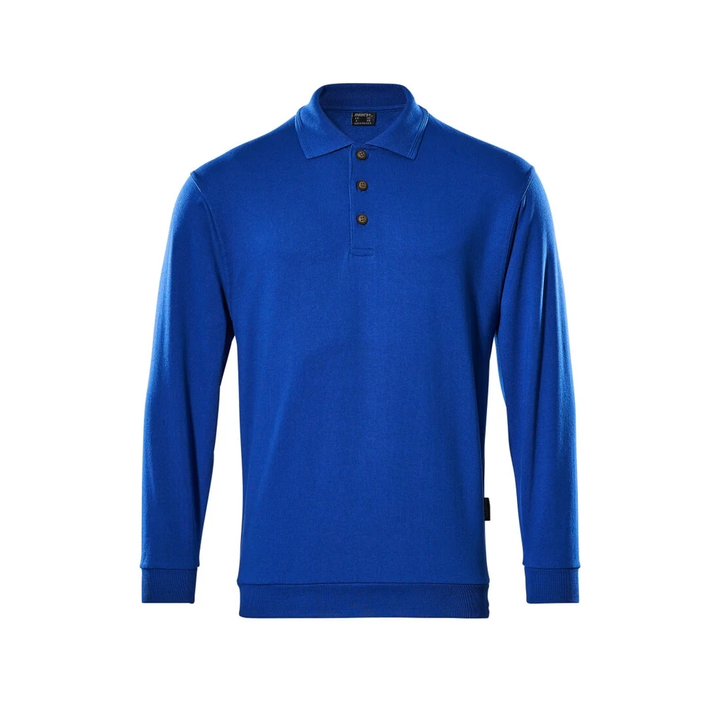 MASCOT® | Polo-Sweatshirt CROSSOVER | L | Kornblau