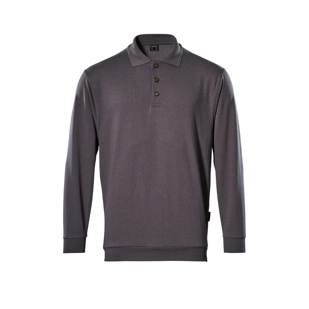 MASCOT® | Polo-Sweatshirt CROSSOVER | L | Anthrazit
