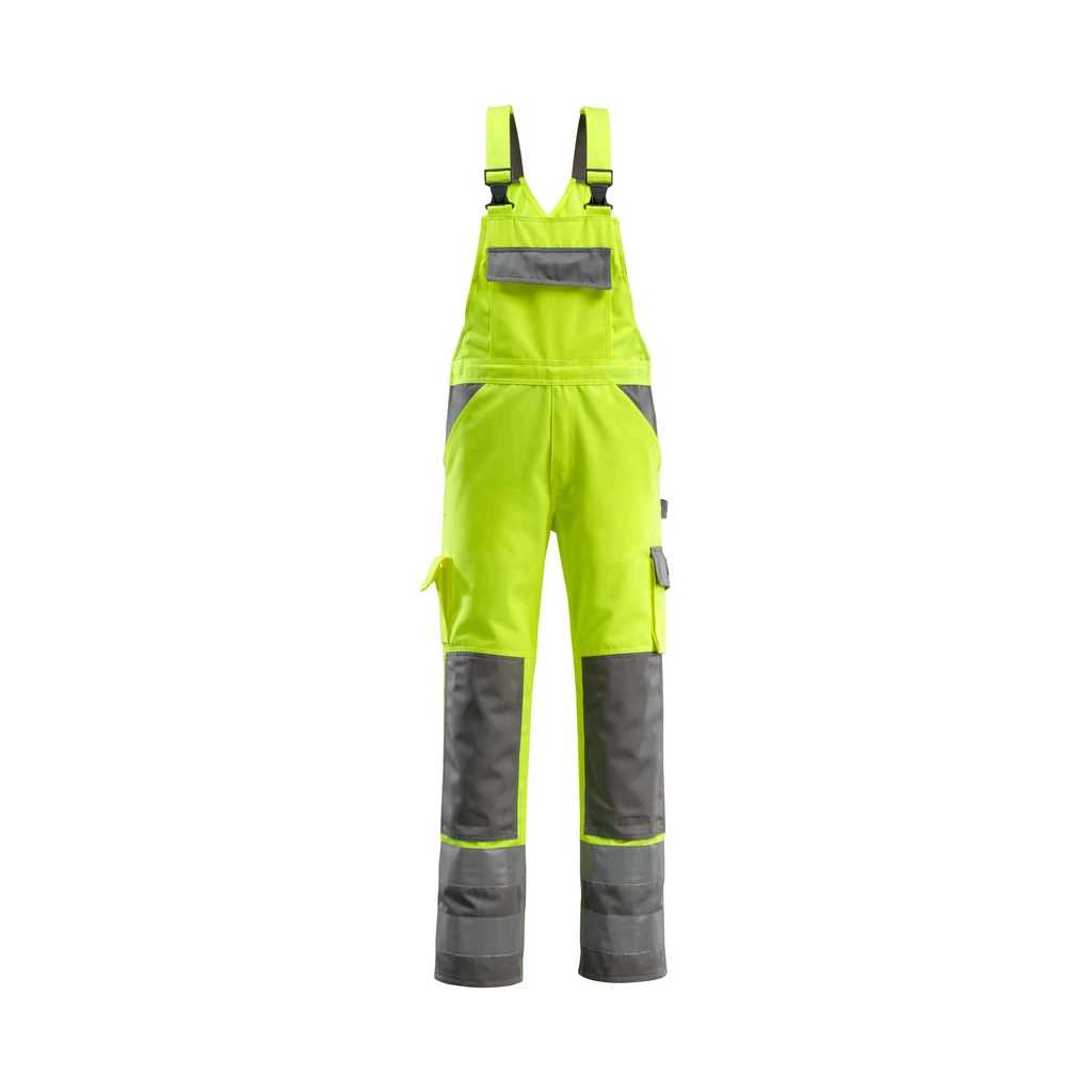 MASCOT® | Latzhose mit Knietaschen SAFE COMPETE | 90C62 | Hi-vis Gelb/Anthrazit