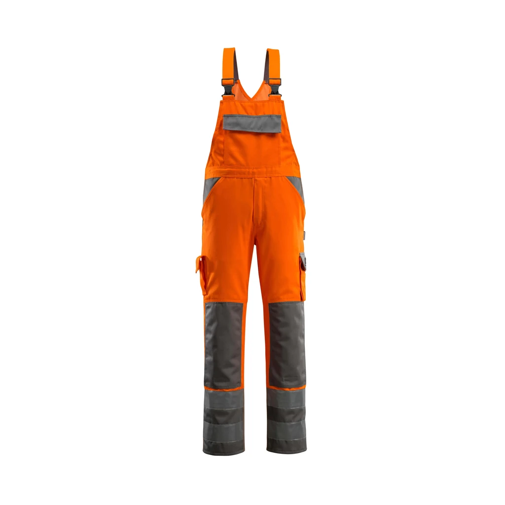 MASCOT® | Latzhose mit Knietaschen SAFE COMPETE | 90C60 | Hi-vis Orange/Anthrazit