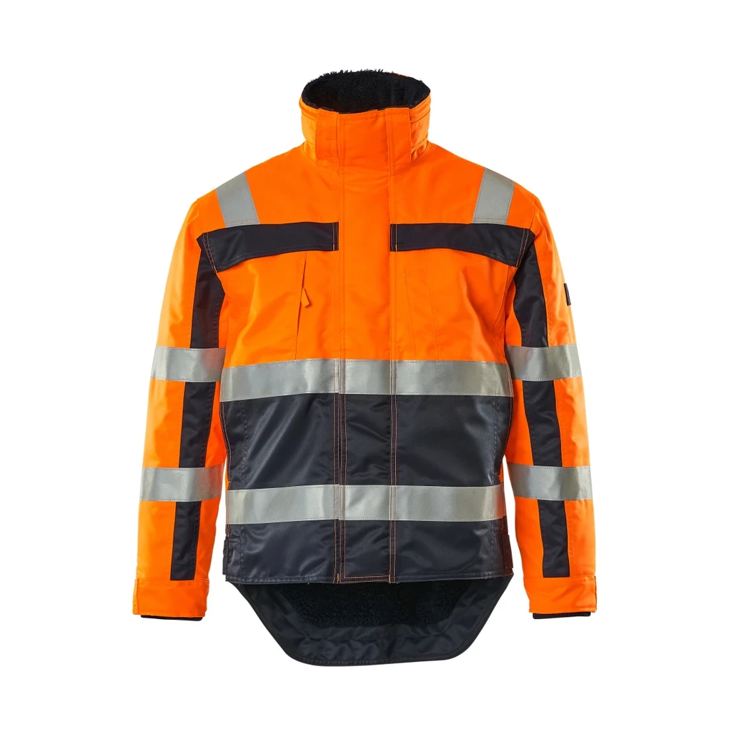 MASCOT® | Winterjacke SAFE COMPETE | S | Hi-vis Orange/Marine
