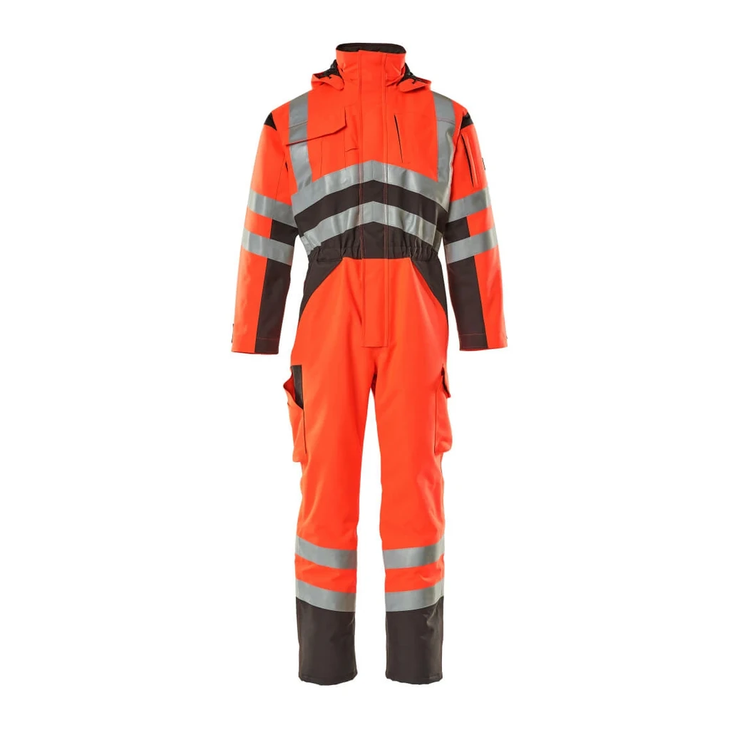 MASCOT® | Winteroverall SAFE YOUNG | 2XL | Hi-vis Rot/Dunkelanthrazit