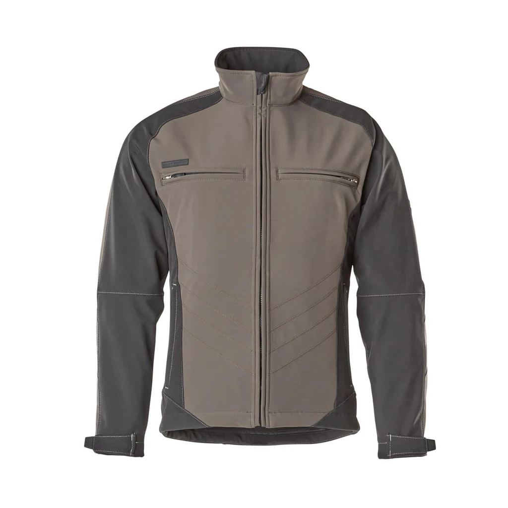 MASCOT® | Softshell Jacke UNIQUE | 2XL | Dunkelanthrazit/Schwarz