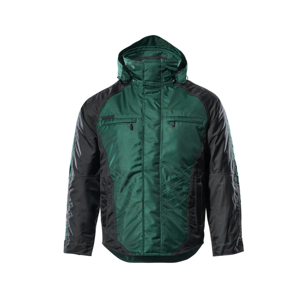 MASCOT® | Winterjacke UNIQUE | S | Grün/Schwarz