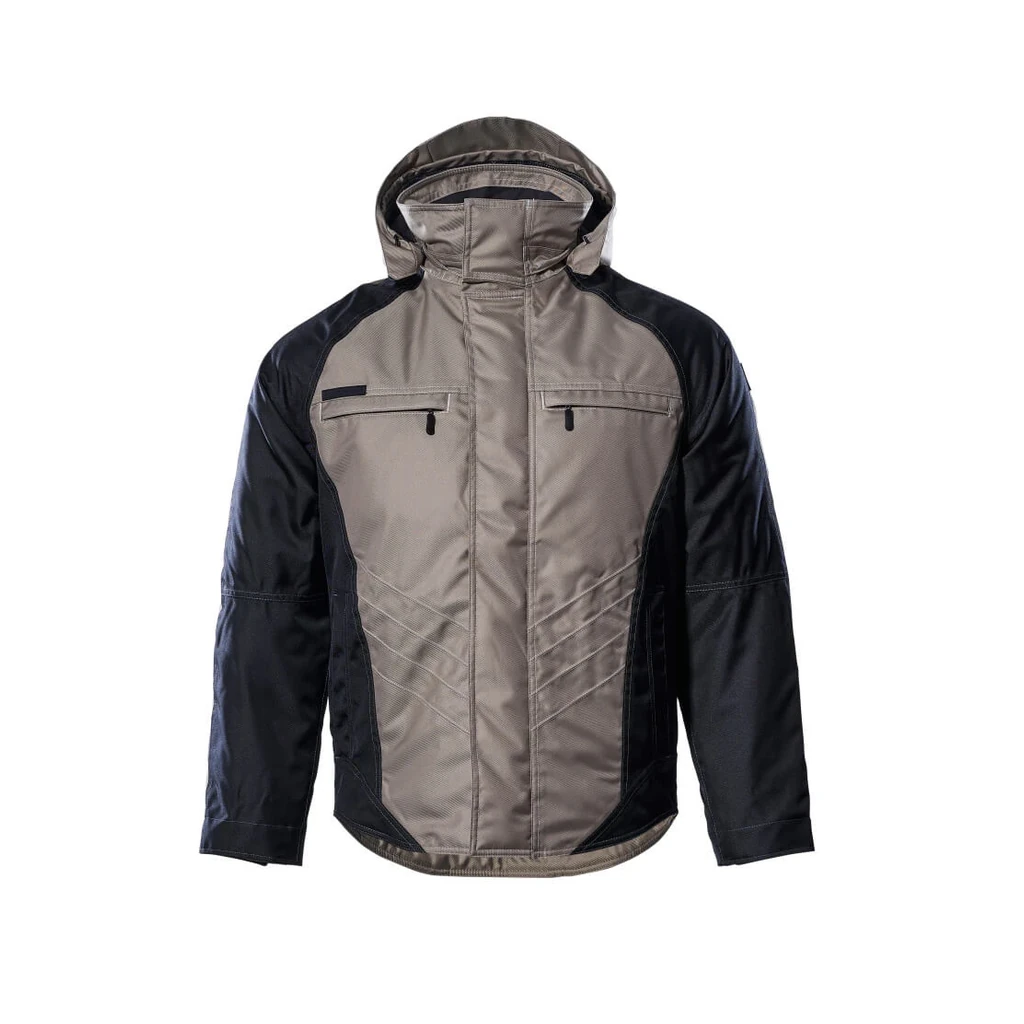 MASCOT® | Winterjacke UNIQUE | M | Hellkhaki/Schwarz