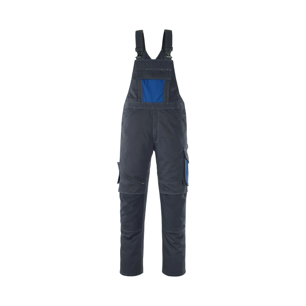 MASCOT® | Latzhose mit Knietaschen UNIQUE | 82C68 | Schwarzblau/Kornblau