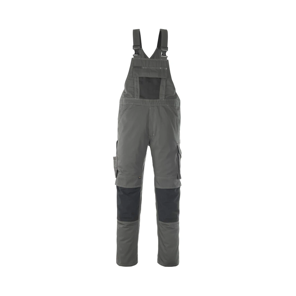 MASCOT® | Latzhose mit Knietaschen UNIQUE | 90C46 | Dunkelanthrazit/Schwarz