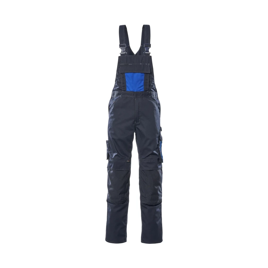 MASCOT® | Latzhose mit Knietaschen UNIQUE | 82C68 | Schwarzblau/Kornblau