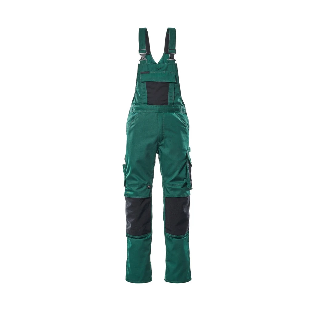 MASCOT® | Latzhose mit Knietaschen UNIQUE | 90C46 | Grün/Schwarz