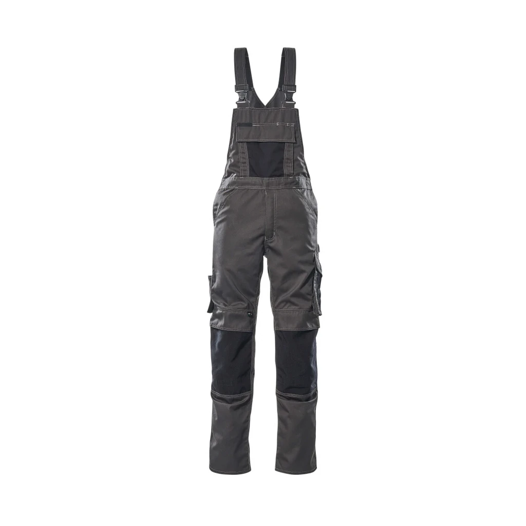 MASCOT® | Latzhose mit Knietaschen UNIQUE | 90C46 | Dunkelanthrazit/Schwarz