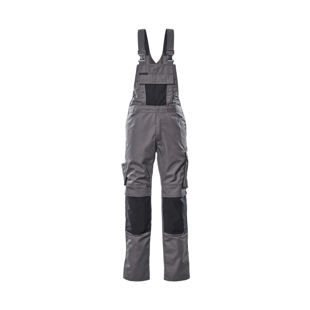 MASCOT® | Latzhose mit Knietaschen UNIQUE | 90C46 | Anthrazit/Schwarz