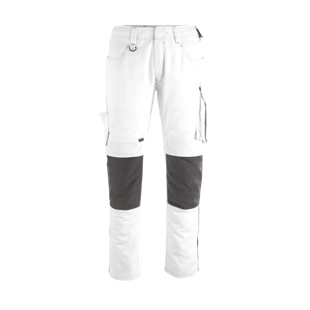 MASCOT® | Hose mit Knietaschen UNIQUE | 90C50 | Weiß/Dunkelanthrazit