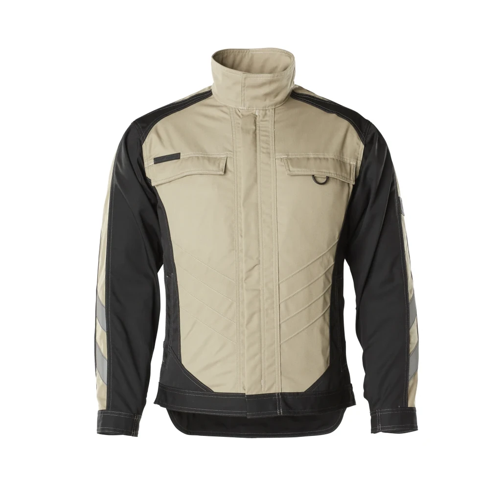 MASCOT® | Jacke UNIQUE | L | Hellkhaki/Schwarz