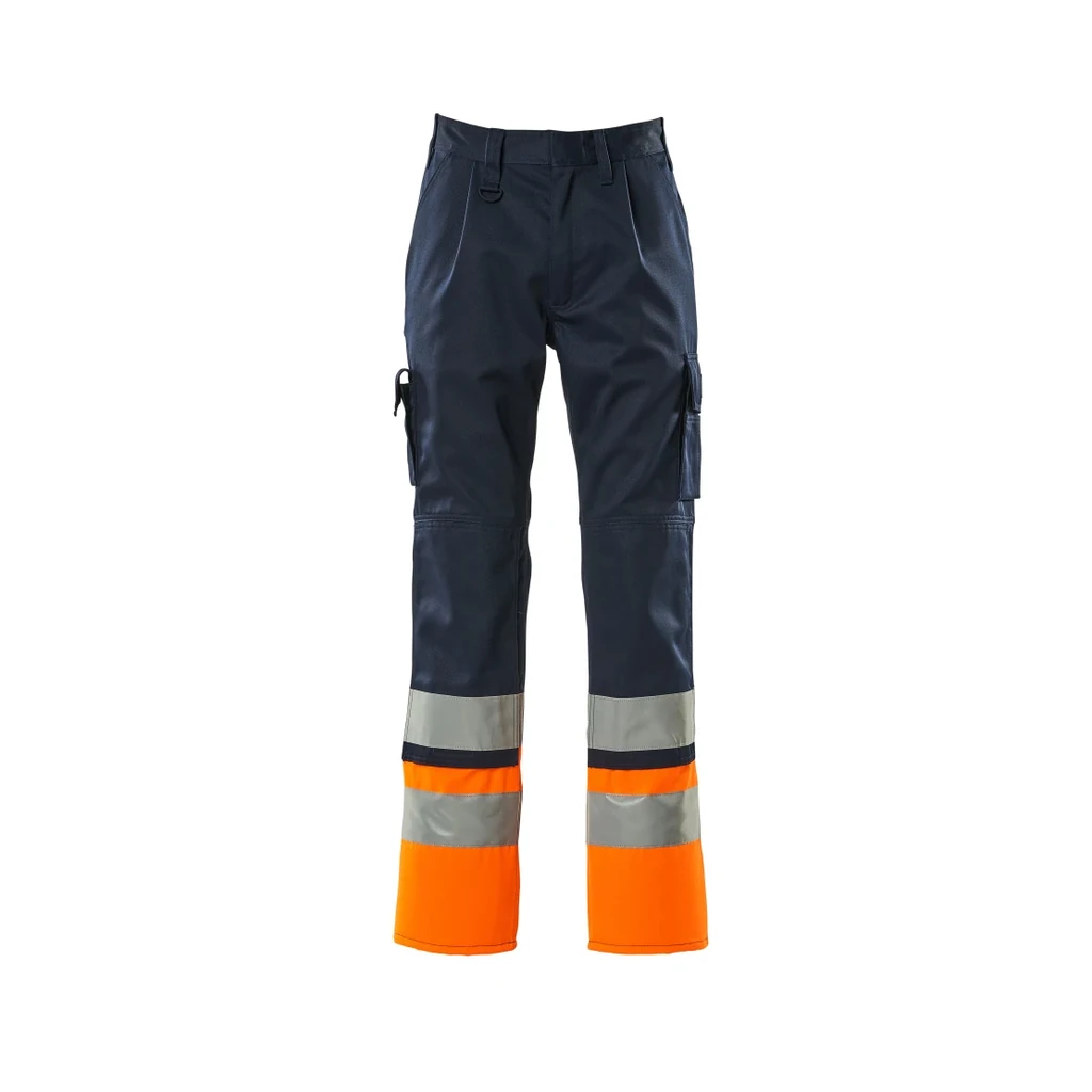 MASCOT® | Hose mit Knietaschen SAFE COMPETE | 76C46 | Marine/Hi-vis Orange