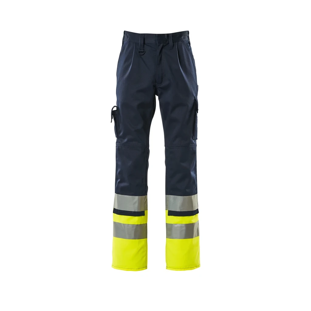 MASCOT® | Hose mit Knietaschen SAFE COMPETE | 76C46 | Marine/Hi-vis Gelb