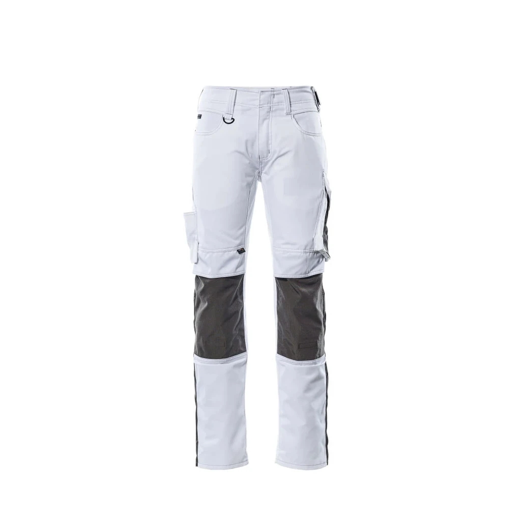 MASCOT® | Hose mit Knietaschen UNIQUE | 76C46 | Weiß/Dunkelanthrazit