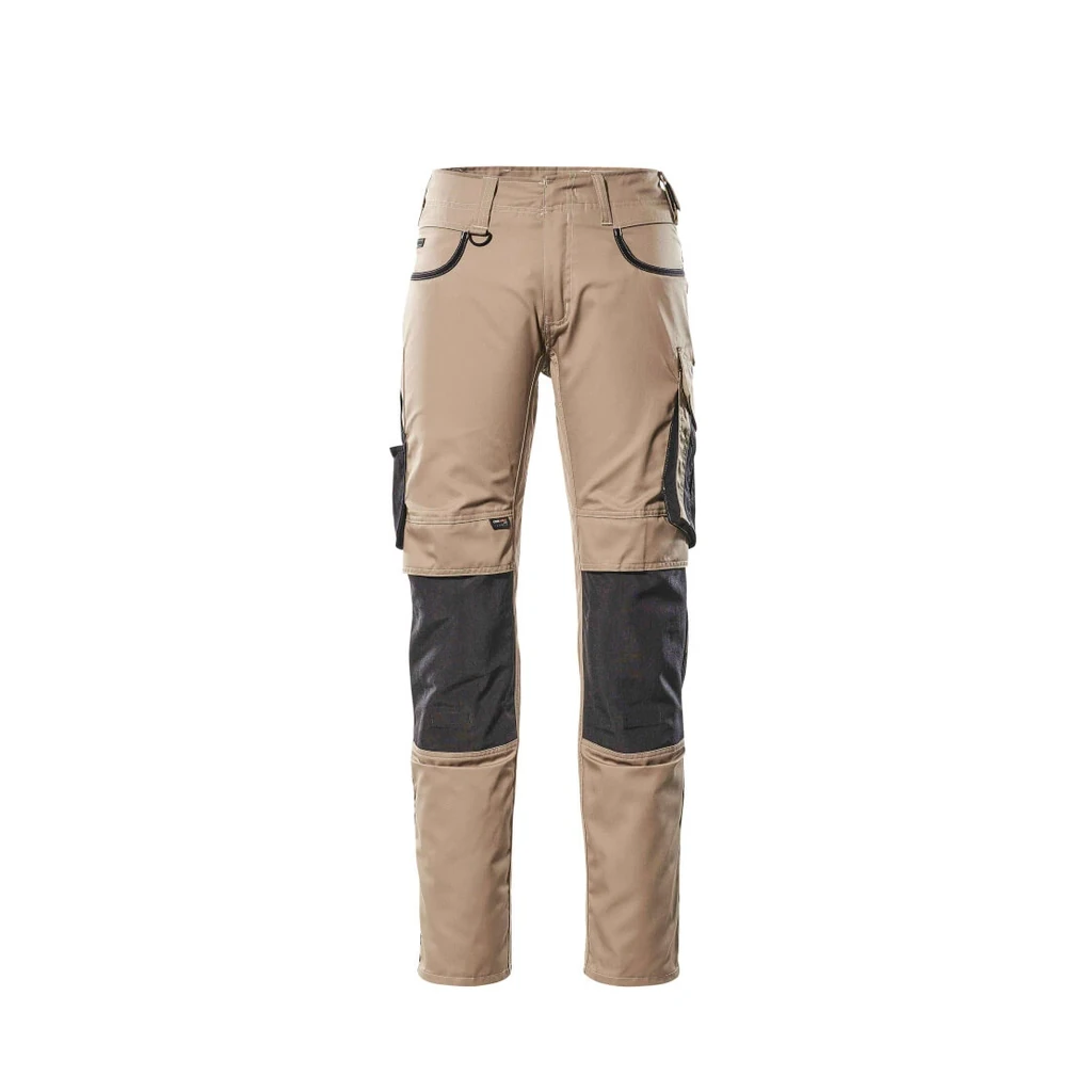 MASCOT® | Hose mit Knietaschen UNIQUE | 76C46 | Hellkhaki/Schwarz