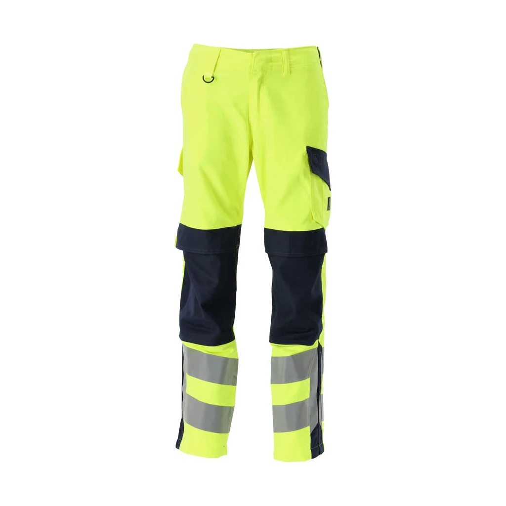 MASCOT® | Hose mit Knietaschen MULTISAFE | 76C46 | Hi-vis Gelb/Schwarzblau