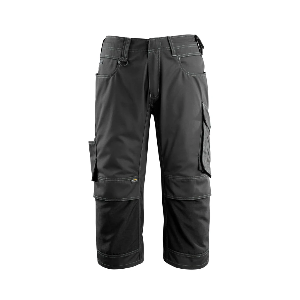 MASCOT® | Dreiviertel-Hose mit Knietaschen UNIQUE | C44 | Schwarz