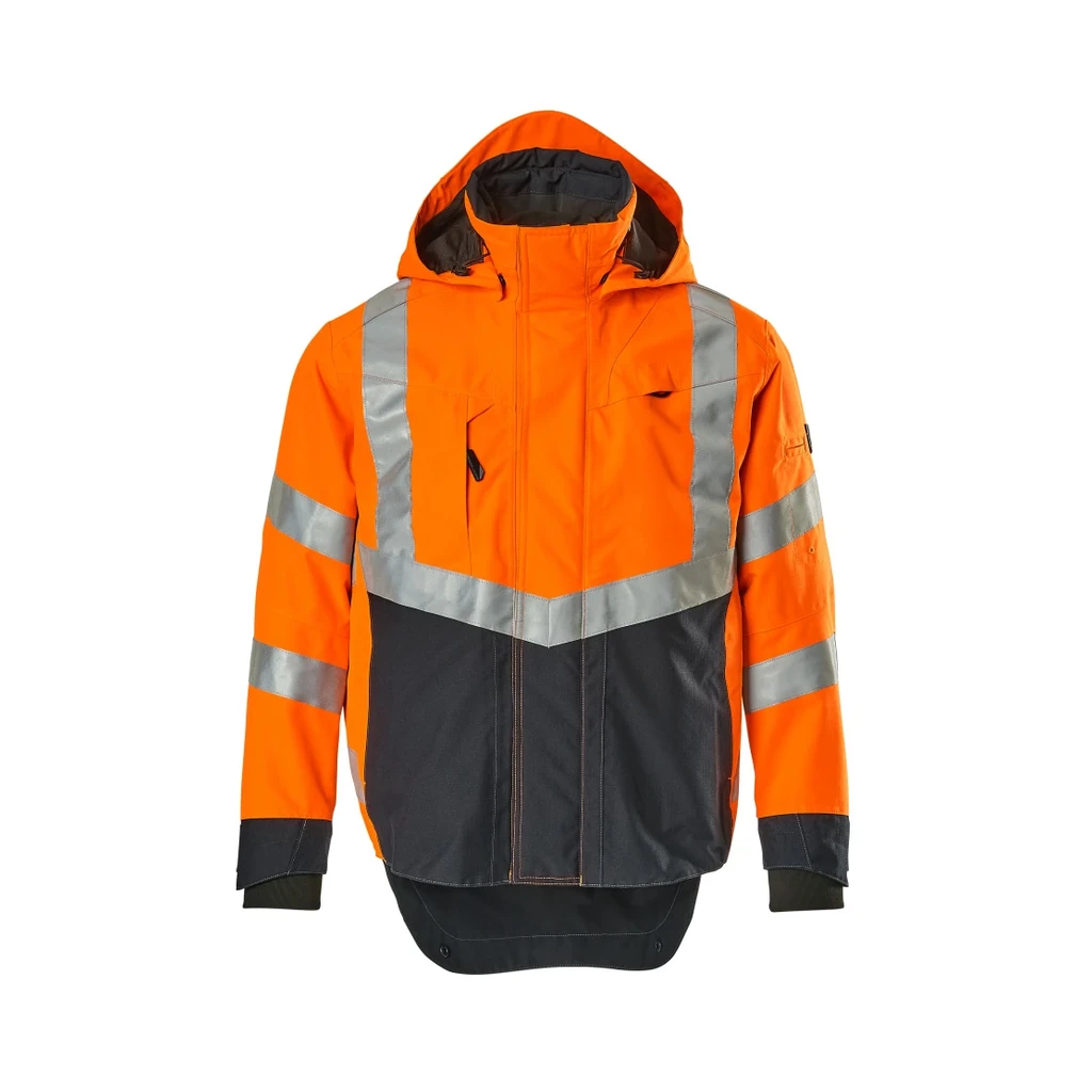 MASCOT® | Hard Shell Jacke SAFE SUPREME | 2XL | Hi-vis Orange/Schwarzblau