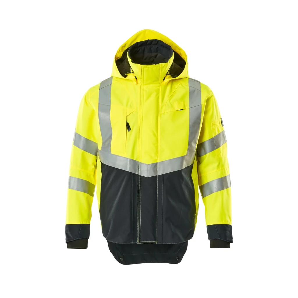 MASCOT® | Hard Shell Jacke SAFE SUPREME | 2XL | Hi-vis Gelb/Schwarzblau