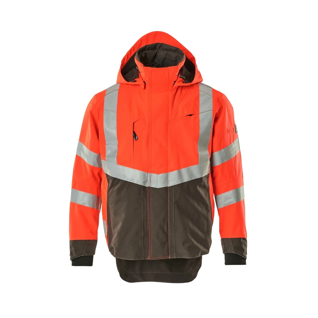 MASCOT® | Hard Shell Jacke SAFE SUPREME | 2XL | Hi-vis Rot/Dunkelanthrazit