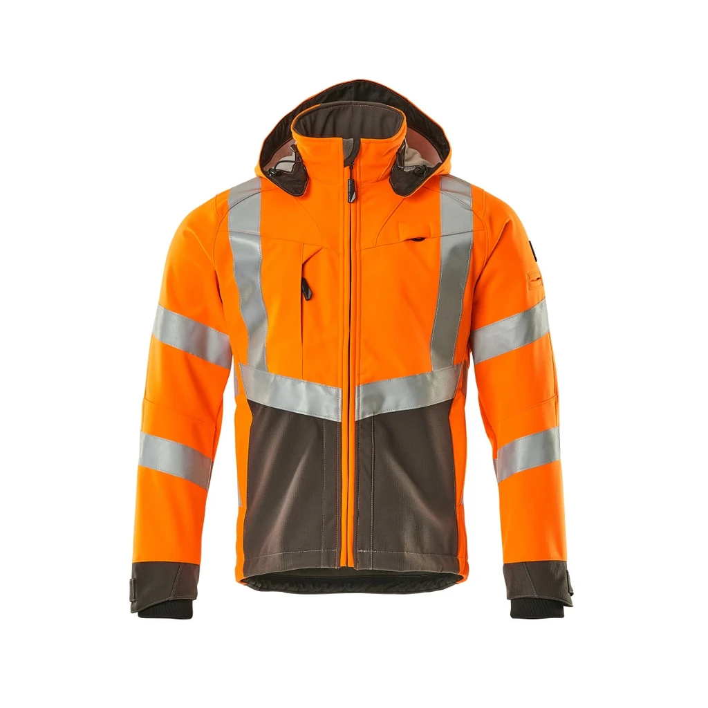 MASCOT® | Softshell Jacke SAFE SUPREME | 2XL | Hi-vis Orange/Dunkelanthrazit