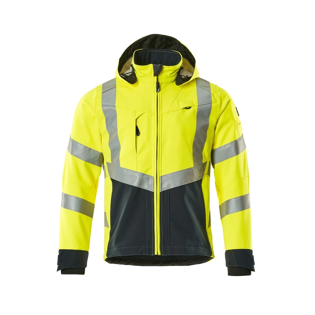 MASCOT® | Softshell Jacke SAFE SUPREME | 2XL | Hi-vis Gelb/Schwarzblau