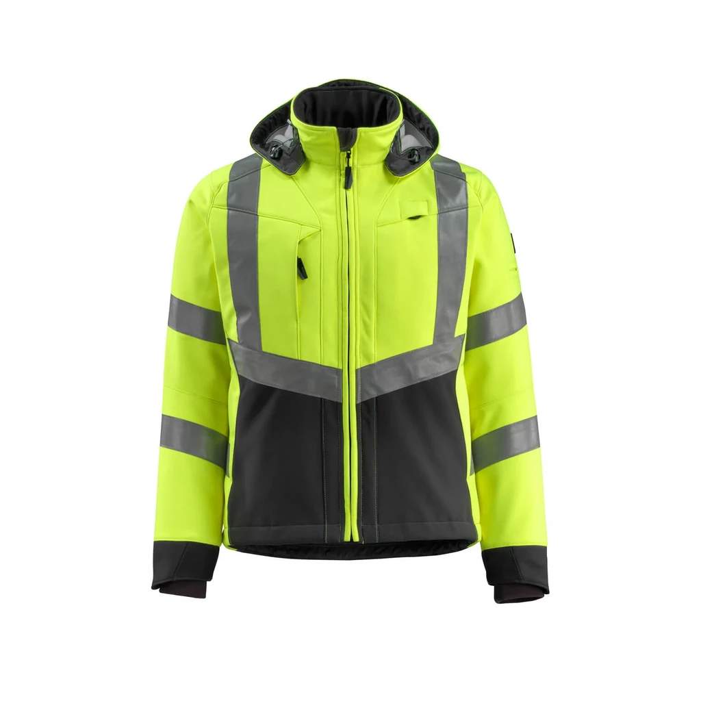 MASCOT® | Softshell Jacke SAFE SUPREME | 2XL | Hi-vis Gelb/Schwarz