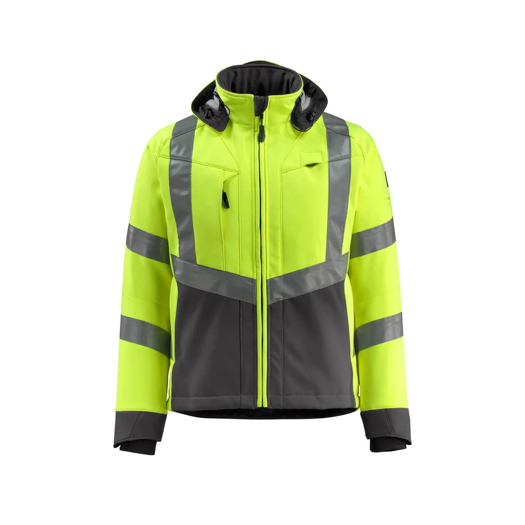 MASCOT® | Softshell Jacke SAFE SUPREME | 2XL | Hi-vis Gelb/Dunkelanthrazit