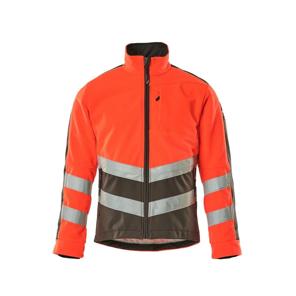 MASCOT® | Fleecejacke SAFE SUPREME | 2XL | Hi-vis Rot/Dunkelanthrazit