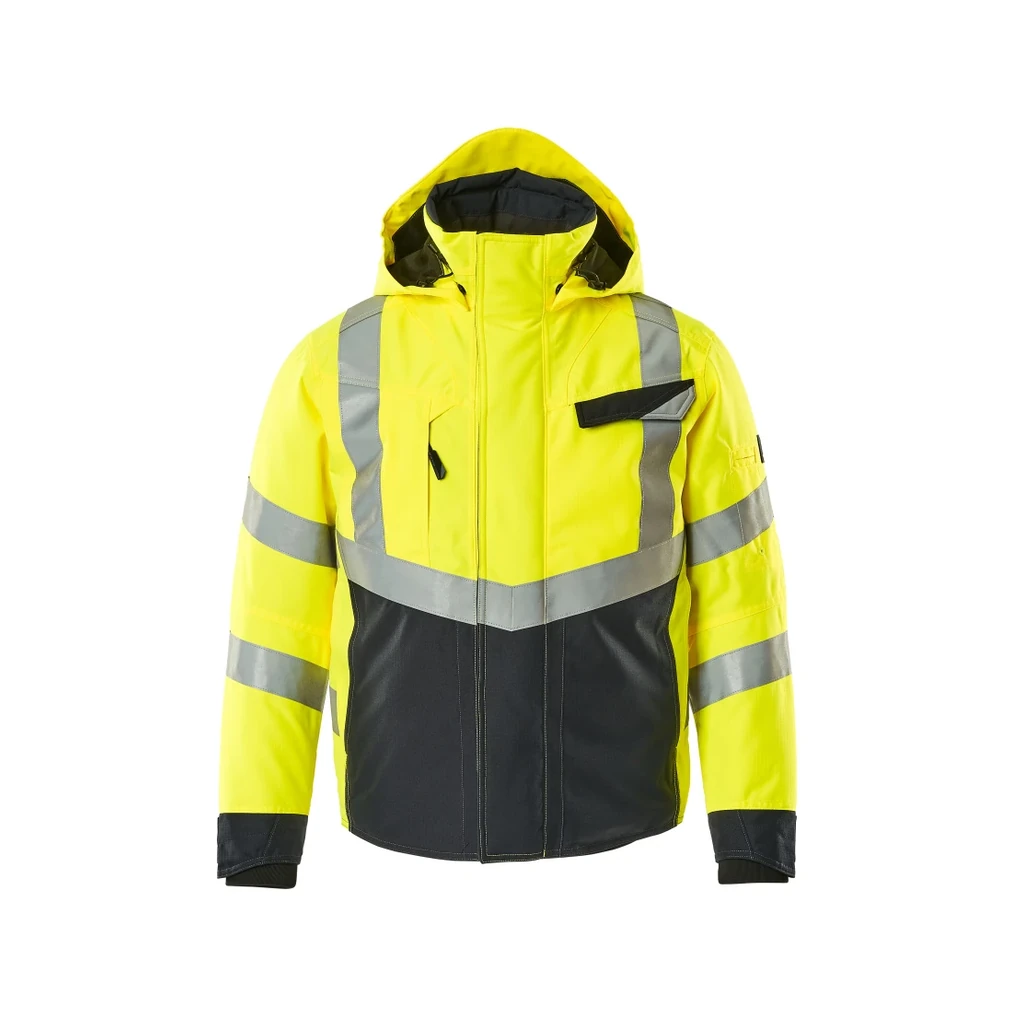 MASCOT® | Winterjacke SAFE SUPREME | 2XL | Hi-vis Gelb/Schwarzblau