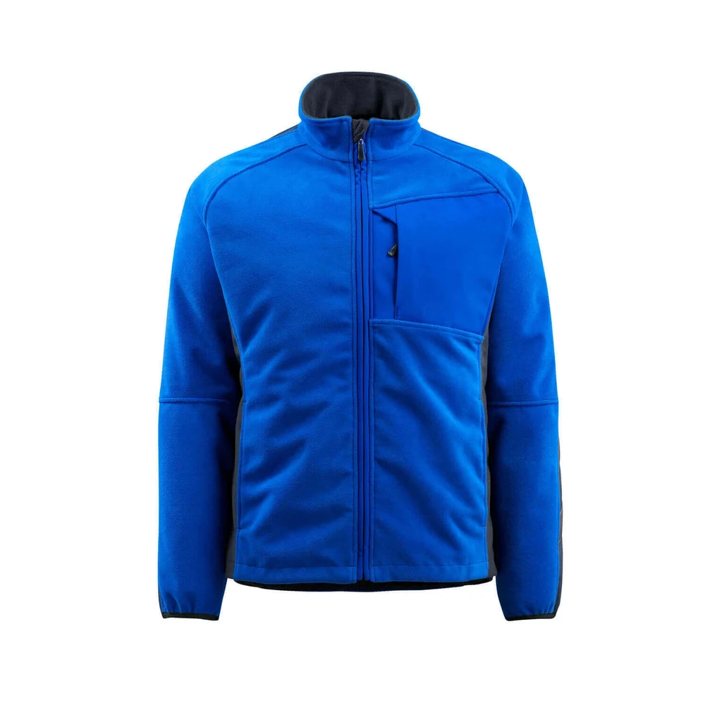 MASCOT® | Fleecejacke UNIQUE | 2XL | Kornblau/Schwarzblau