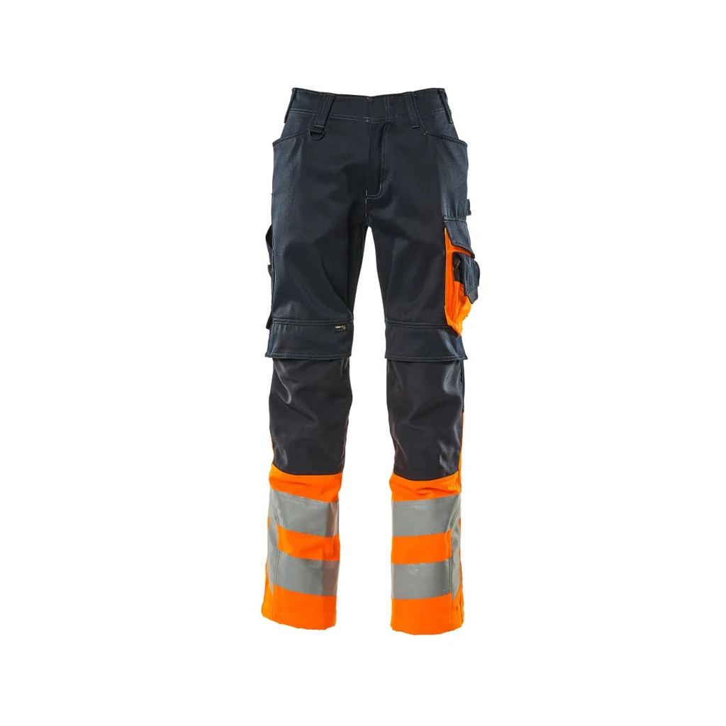 MASCOT® | Hose mit Knietaschen SAFE SUPREME | 76C46 | Schwarzblau/Hi-vis Orange