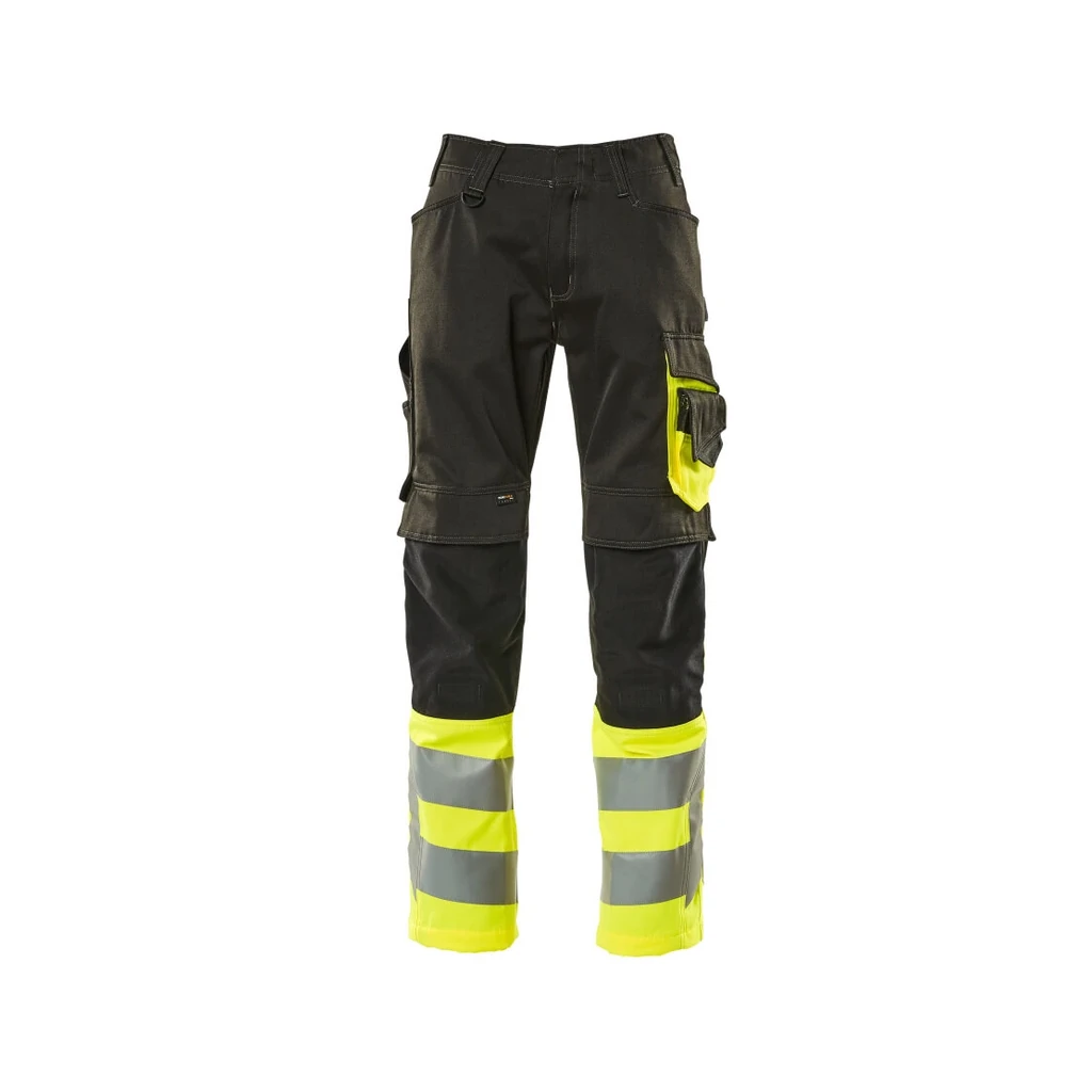 MASCOT® | Hose mit Knietaschen SAFE SUPREME | 76C46 | Schwarz/Hi-vis Gelb