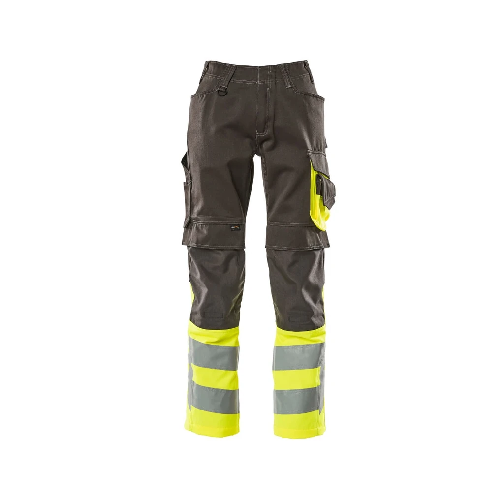 MASCOT® | Hose mit Knietaschen SAFE SUPREME | 76C46 | Dunkelanthrazit/Hi-vis Gelb